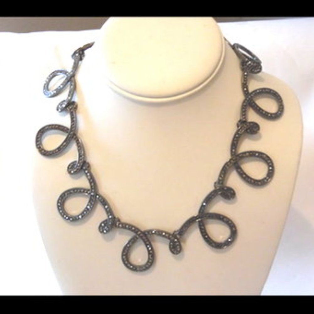 R. J. "Glow On" Crystal Loop Necklace